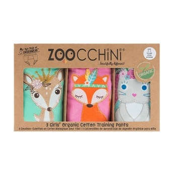 Set 3 Chilotei Antrenament, Zoocchini, Fetita, 2-3 ani, 100% Bumbac Organic, Princess Set 3 Chilotei Antrenament, Zoocchini, Fetita, 2-3 ani, 100% Bumbac Organic, Princess