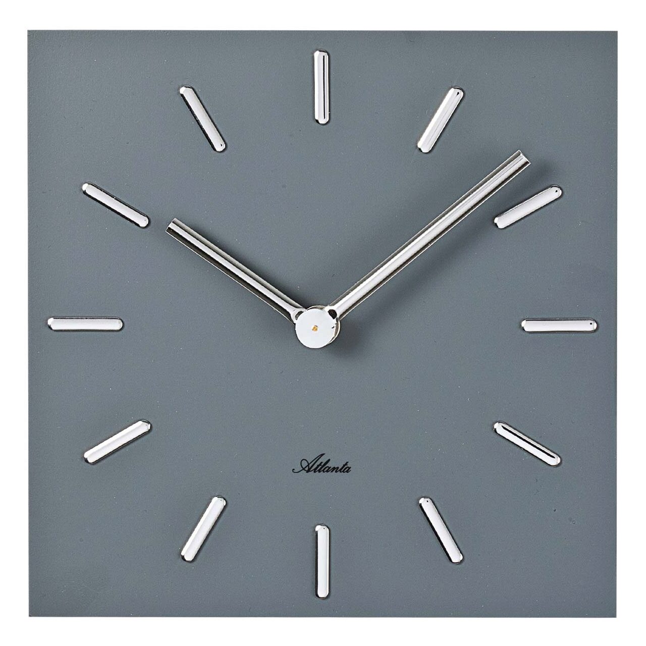 Ceas de perete Atlanta 4510/4, Quartz, Gri, Analogic, Modern