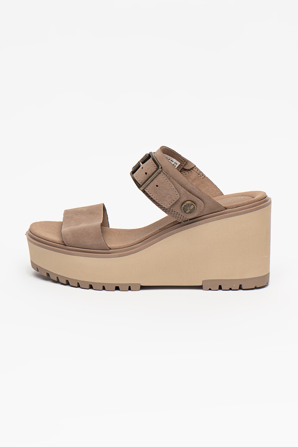 Timberland, Papuci wedge de piele intoarsa Koralyn 2