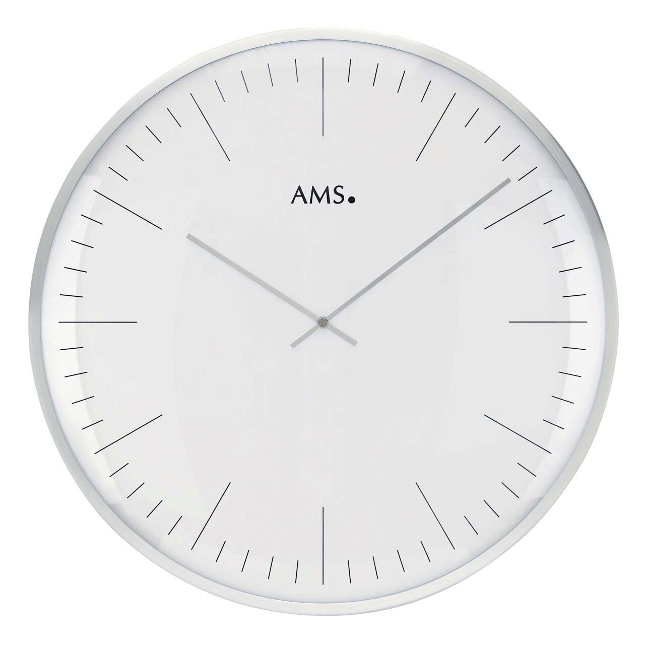 Ceas de perete AMS 9540, Quartz, Alb, Analogic, Modern