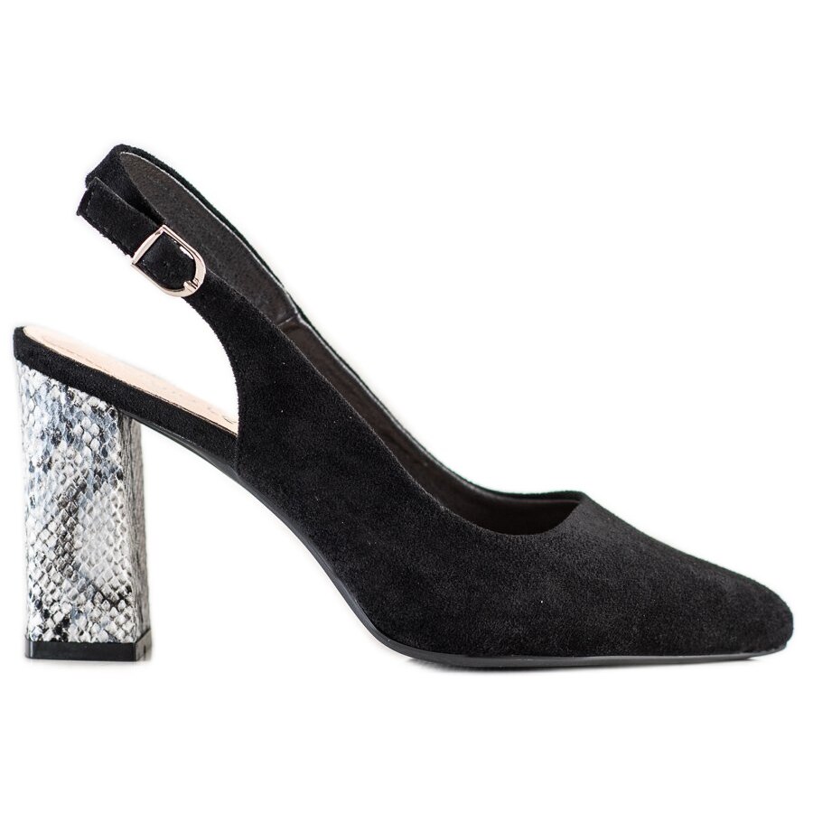 Sandale dama, Sergio Leone, BM108999, Negru