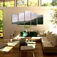 Set Tablouri Multicanvas, ArtDeco, Munte acoperit de ceata, Panza pe cadru de lemn, Decoratiuni Moderne pentru Casa, 5 piese, 60 x 100 cm