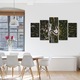 Set Tablouri Multicanvas, ArtDeco, Drum serpuit in padurea de brazi, Panza pe cadru de lemn, Decoratiuni Moderne pentru Casa, 5 piese, 60 x 100 cm
