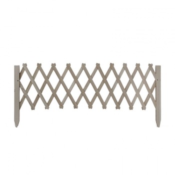 Bordura pentru pat de flori, gard , 110 x 34 cm, Maro inchis Bordura pentru pat de flori, gard , 110 x 34 cm, Maro inchis