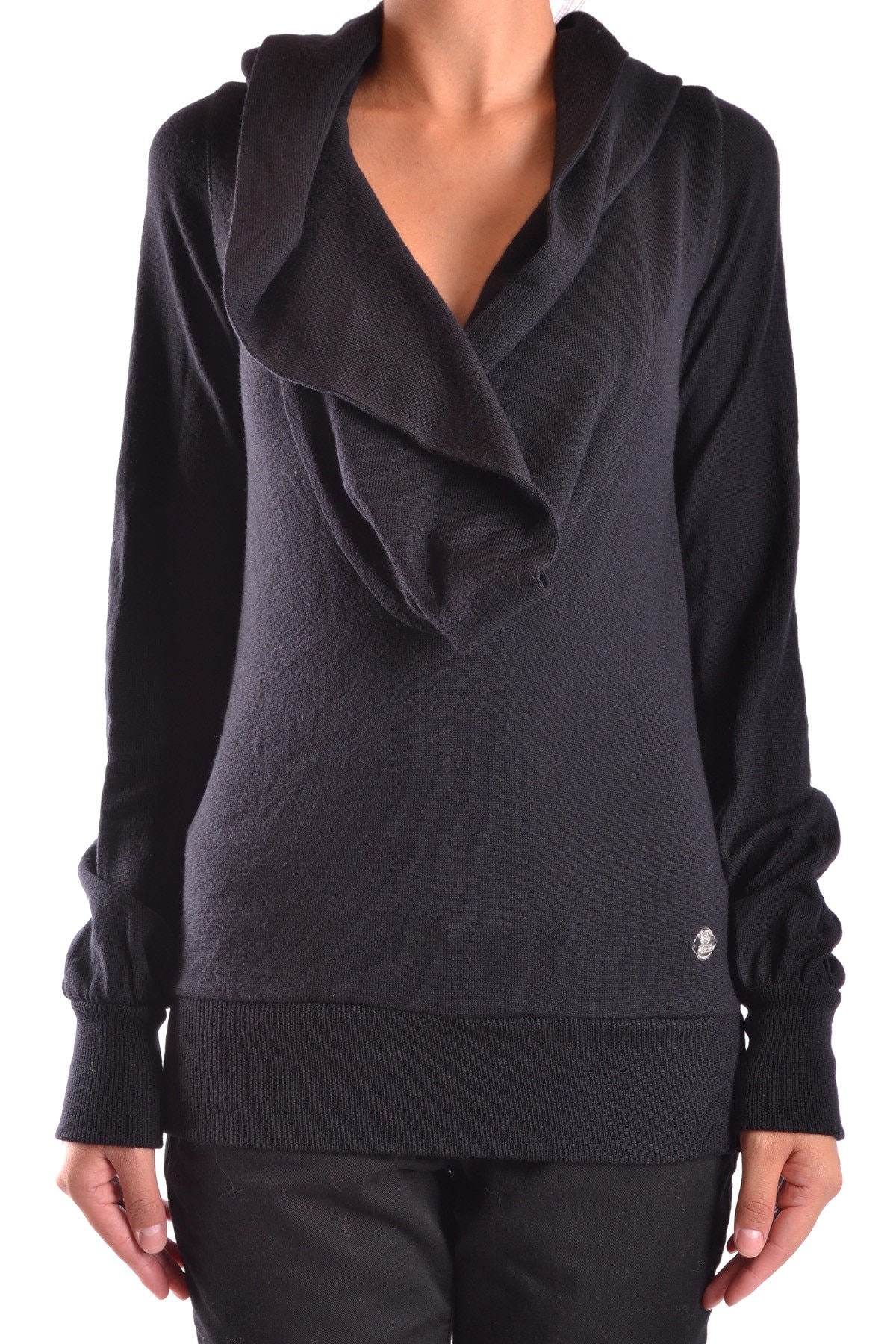 Pulover dama Frankie Morello PT2383, Negru, S