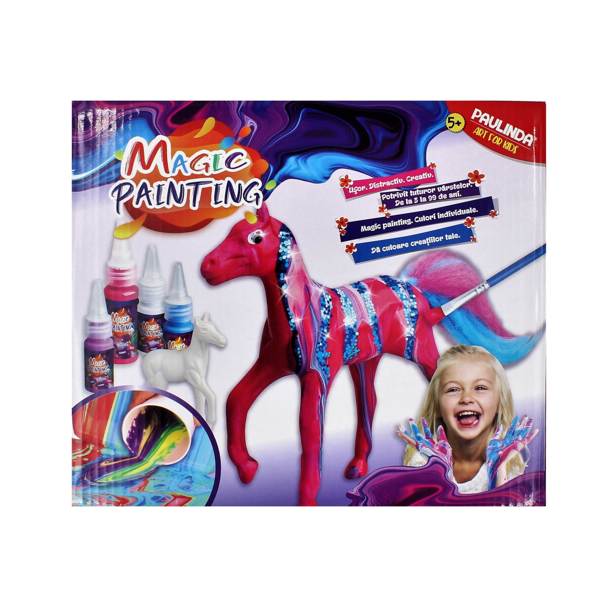 Set creativ pictura calut baieti fete