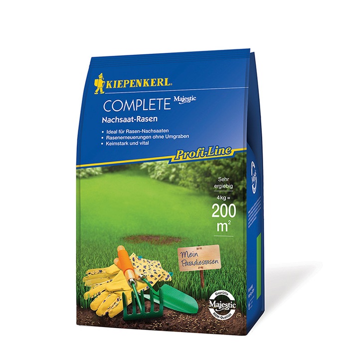 Gazon profi complet pentru reinsamantare, 4 kilograme