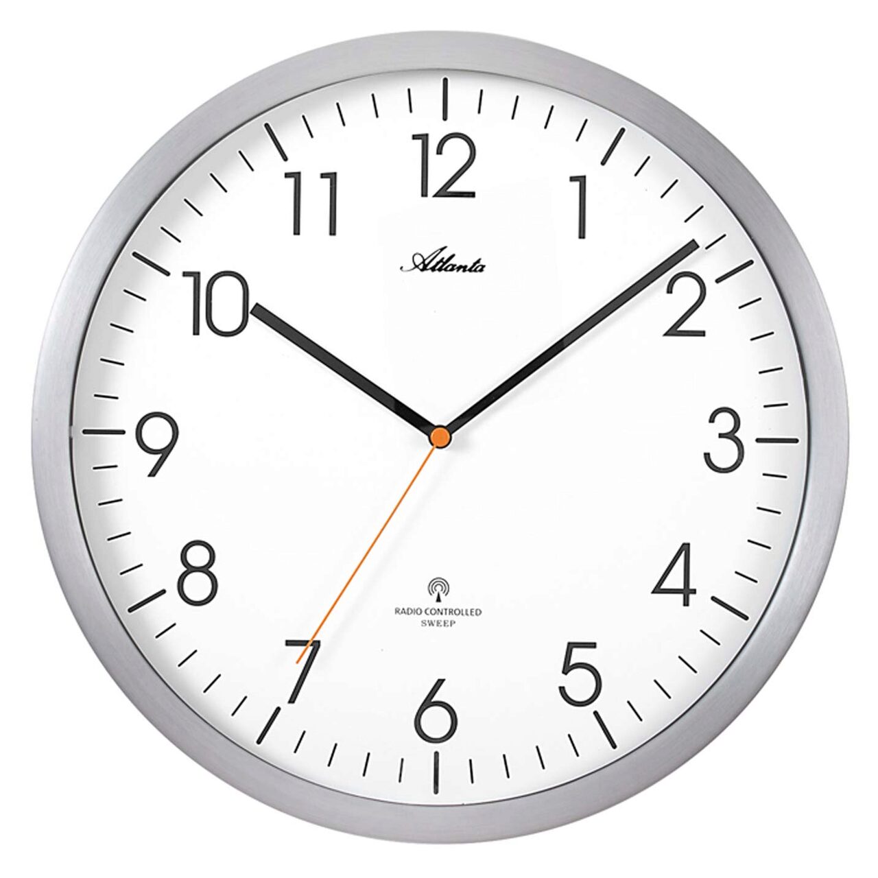 Ceas de perete Atlanta 4382/4, Quartz, Alb, Analogic, Modern
