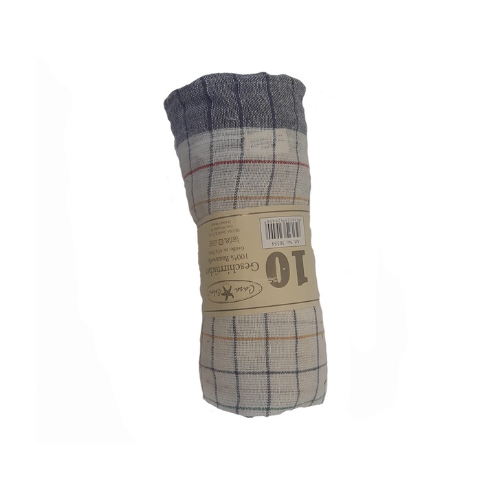 Set 10 x Prosoape de bucatarie, Deuba, Bumbac, Multicolor, 45 x 70 cm