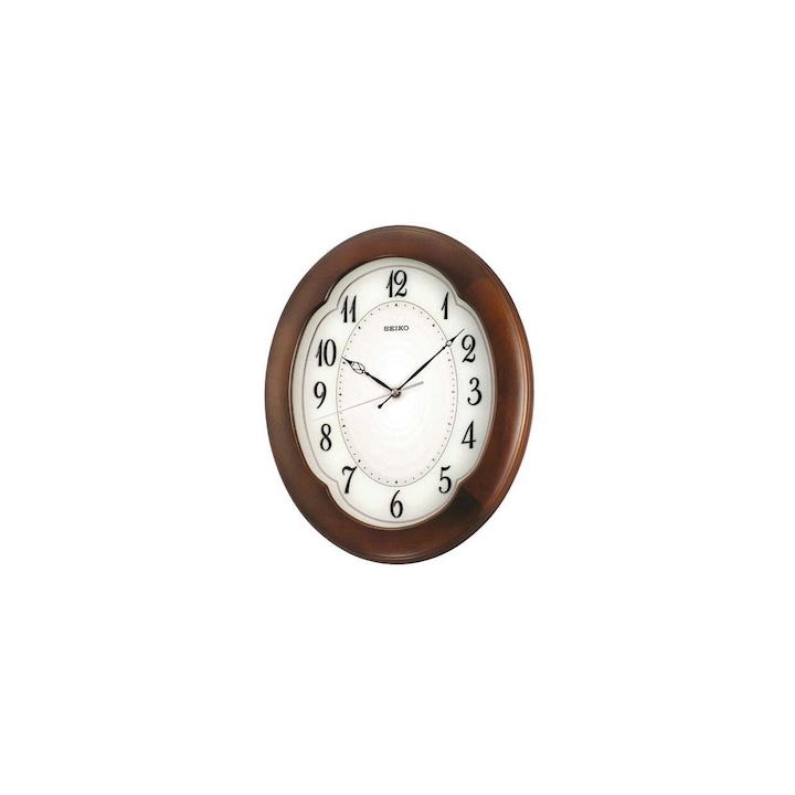 Стенен часовник Seiko QXA389B, Кварц, Бял, Аналогов, Класически