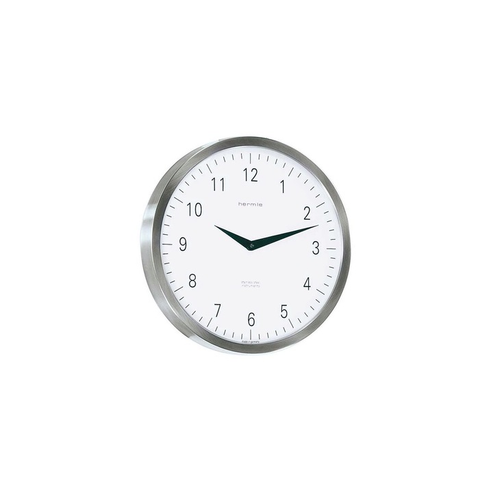Ceas de perete Hermle 30466-002100, Quartz, Alb, Analogic, Modern