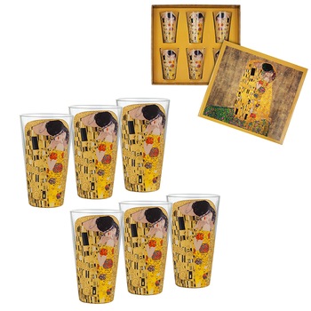 Set 6 pahare sticla de apa  Set 6 pahare sticla de apa