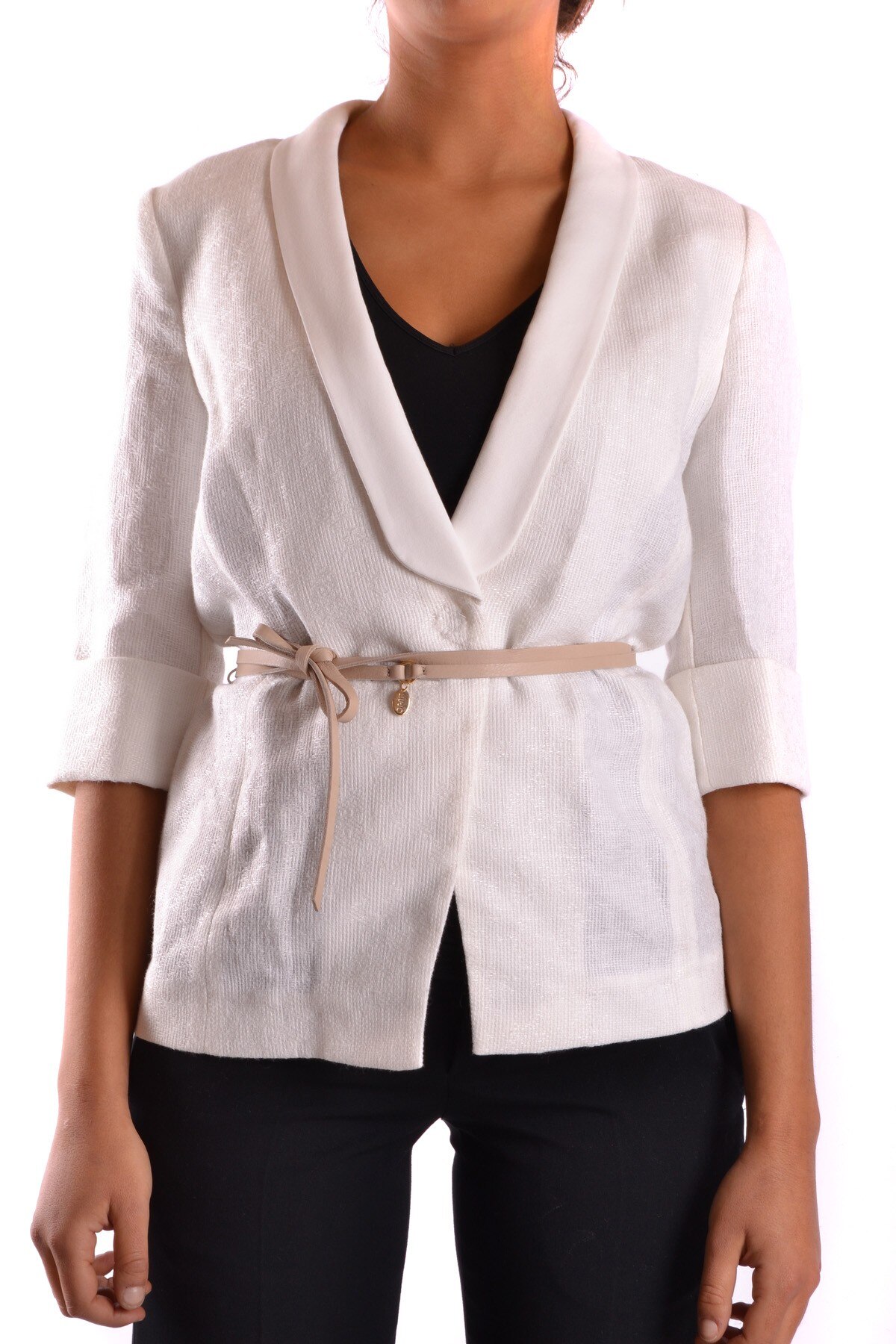 Sacou dama Liu Jo EPT2917, In/Poliamida/Bumbac, Alb, 42