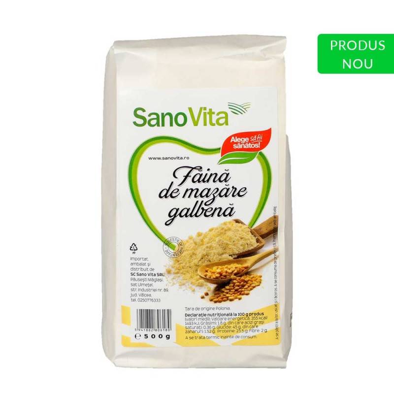 Faina de Mazare galbena Sanovita 500 grame