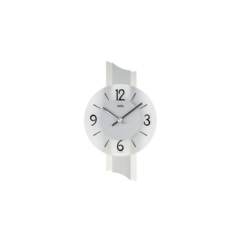 Ceas de perete AMS 9394, Quartz, Transparent, Analogic, Modern Ceas de perete AMS 9394, Quartz, Transparent, Analogic, Modern
