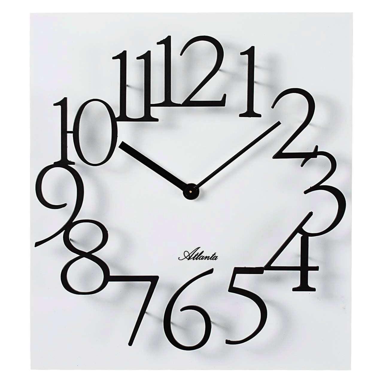 Ceas de perete Atlanta 4511/0, Quartz, Alb, Analogic, Modern