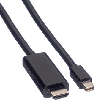 Cablu Mini Displayport la Hdmi 4K T-T 2m Negru, Mycon CON5796 Cablu Mini Displayport la Hdmi 4K T-T 2m Negru, Mycon CON5796