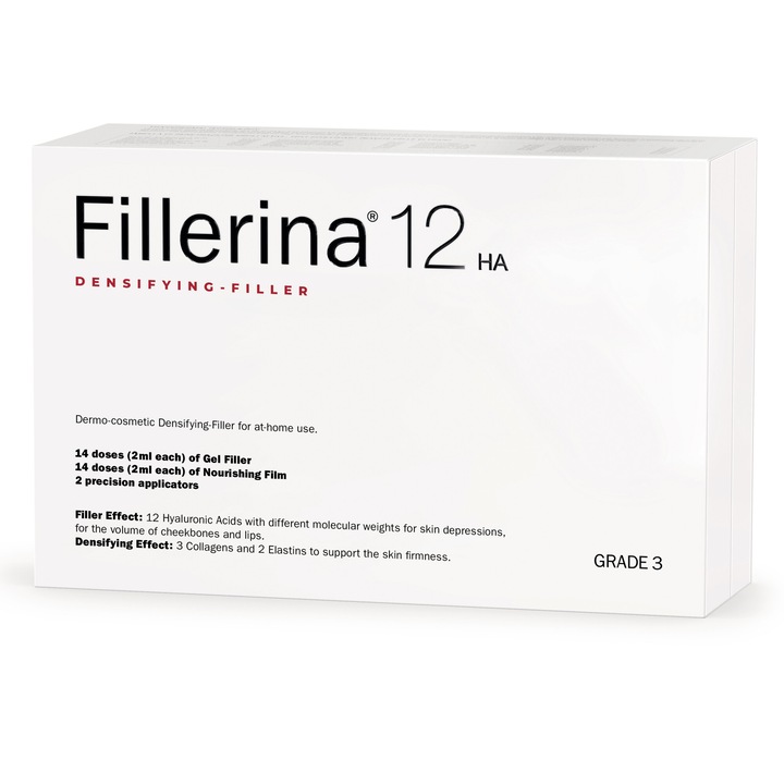 Fillerina 12HA Densifying Filler intenzív kozmetikai kezelés, Grade 3, 30 ml