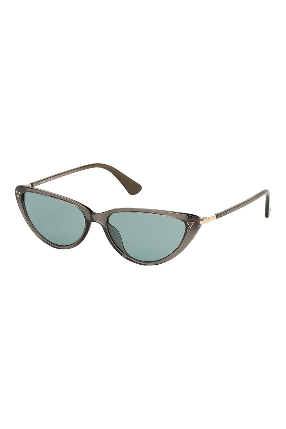 Guess, Ochelari de soare cat-eye cu lentile uni, Taupe/Auriu, 56-15-135 Standard