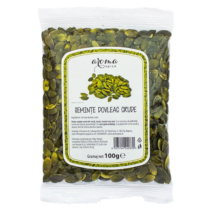 Seminte de Dovleac Crude Aroma Spice, 12 Pachete x 100g