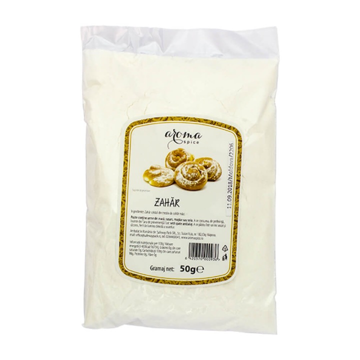 Zahar Vanilat Aroma Spice, 12 Plicuri x 50g