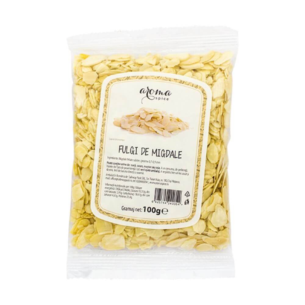 Fulgi de Migdale Aroma Spice, 10 Plicuri x 100 g