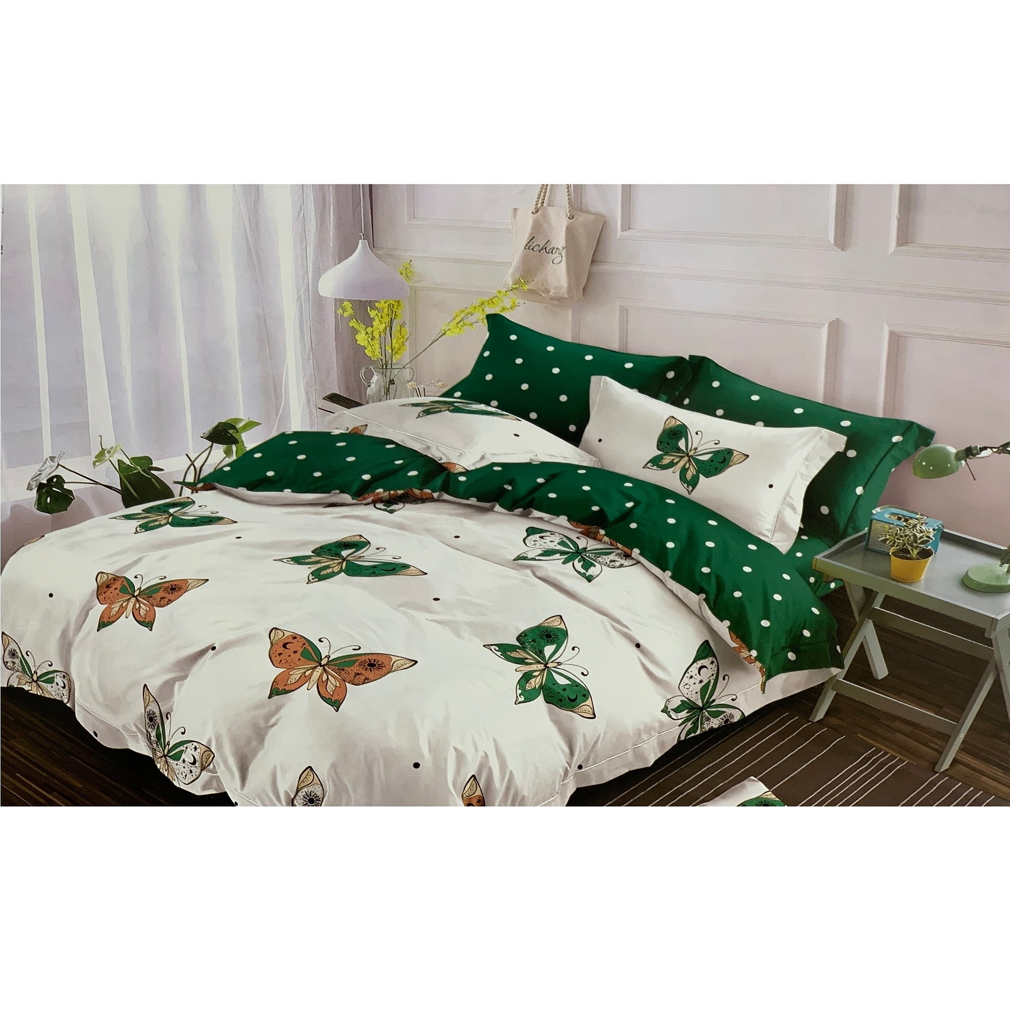 Set Lenjerie Finet Satinat, 6 Piese, Pat 2 Persoane, CR-05