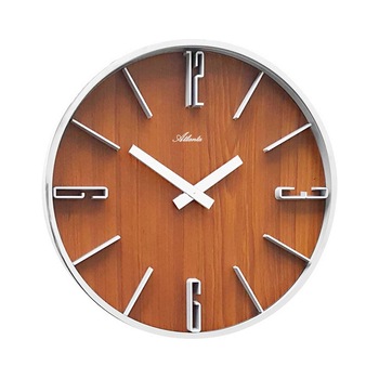 Ceas de perete Atlanta 4426/20, Quartz, Maro, Analogic, Modern Ceas de perete Atlanta 4426/20, Quartz, Maro, Analogic, Modern