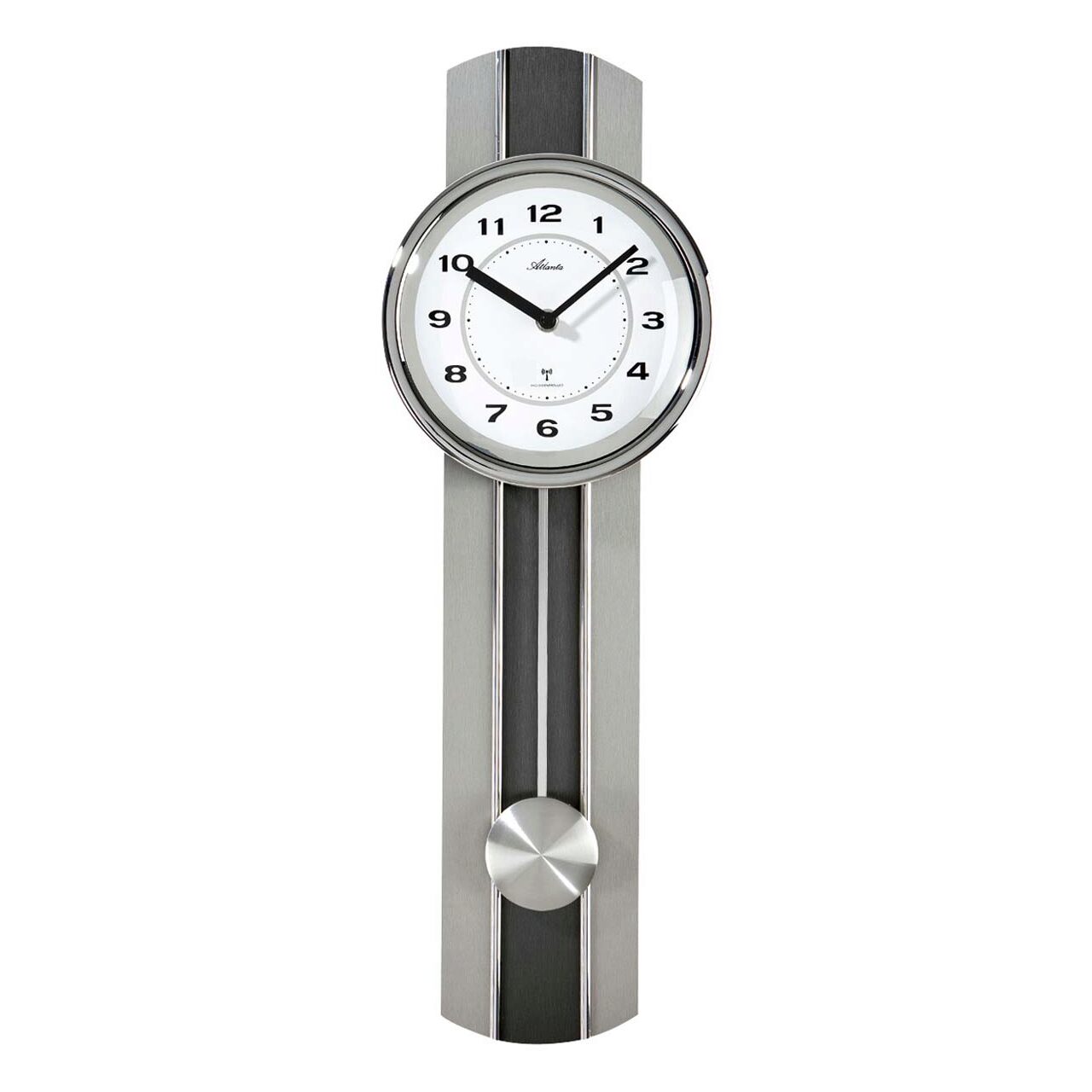 Ceas de perete Atlanta 5104/19, Quartz, Alb, Analogic, Modern