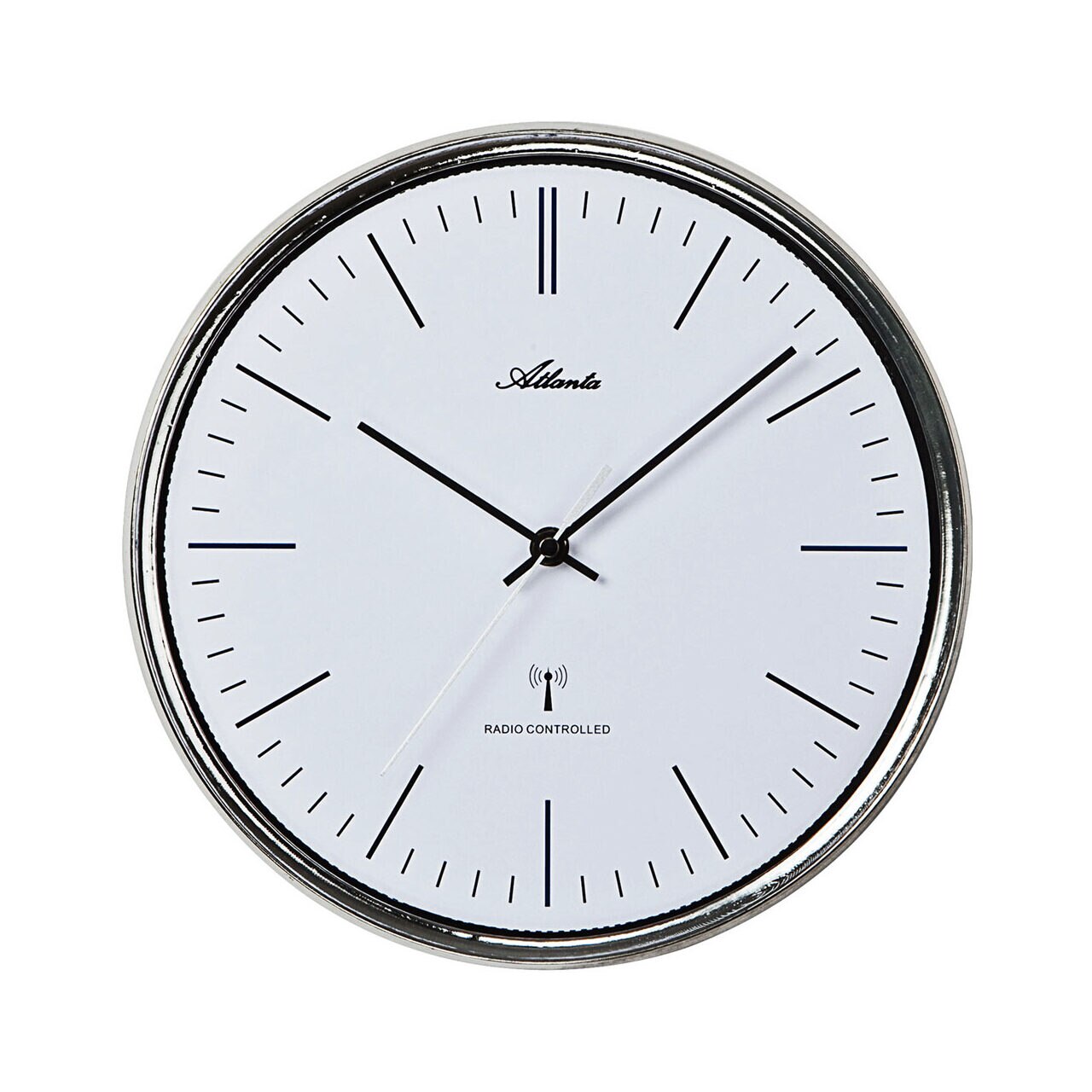Ceas de perete Atlanta 4493, Quartz, Alb, Analogic, Modern