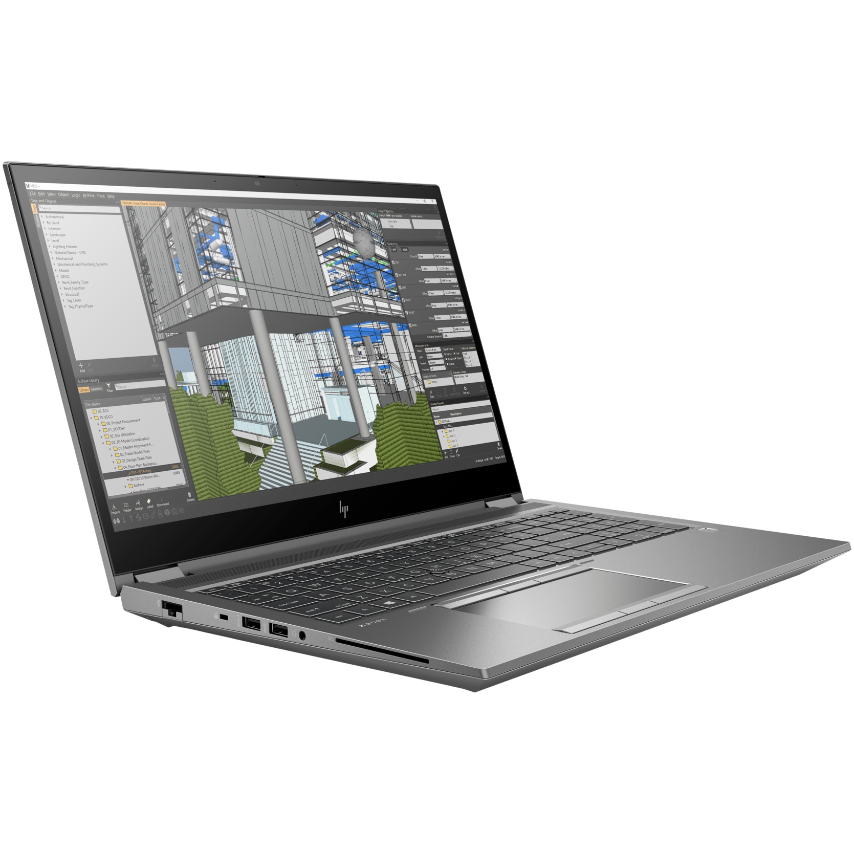 Windowsノート本体 HP Zbook Fury G7 4K i9/64GB/1TB Laptop HP ZBook Fury 15 G7 cu procesor Intel Core i9-10885H, 15.6