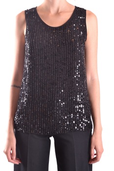 Tricou fara maneci Liu Jo NK169, Viscoza, Negru, 42 Tricou fara maneci Liu Jo NK169, Viscoza, Negru, 42