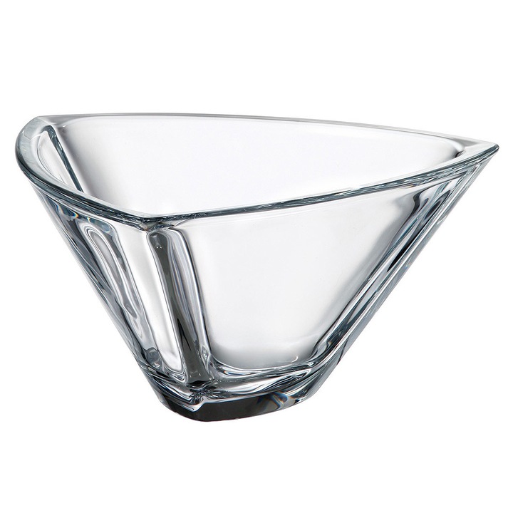 Салатиера Cristal Bohemia Triangle 24.5 см - Елегантност и блясък
