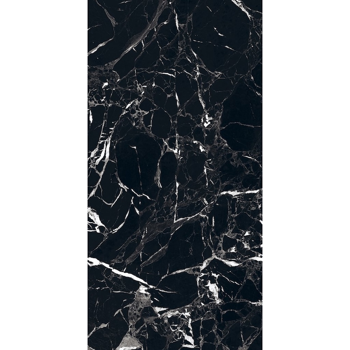 Гранитогрес Azoulejos, Marbellous Black High Glossy, ректифициран, 60x120 см, 2 бр