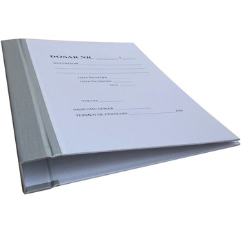 Set 10 Coperti arhivare A4+, carton gros, alb, cu imitatie piele la cotor Set 10 Coperti arhivare A4+, carton gros, alb, cu imitatie piele la cotor