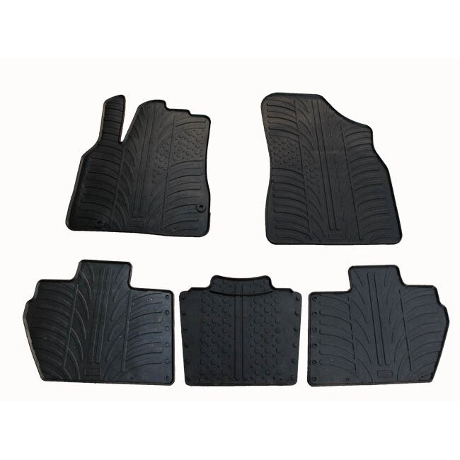 Set covorase Gledring Slovenia, cauciuc, pentru Citroen Berlingo/Peugeot Partner 2008- si modelul facelift din 2015-, 5 locuri, 5 buc
