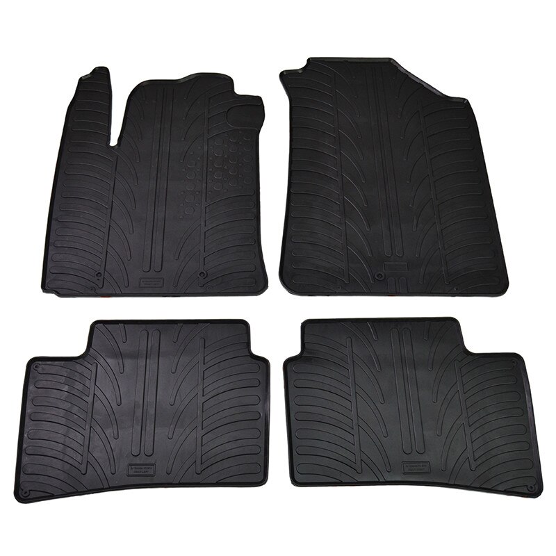 Set covorase Gledring Slovenia, cauciuc, pentru Hyundai I10 2014-, negru, 4 buc