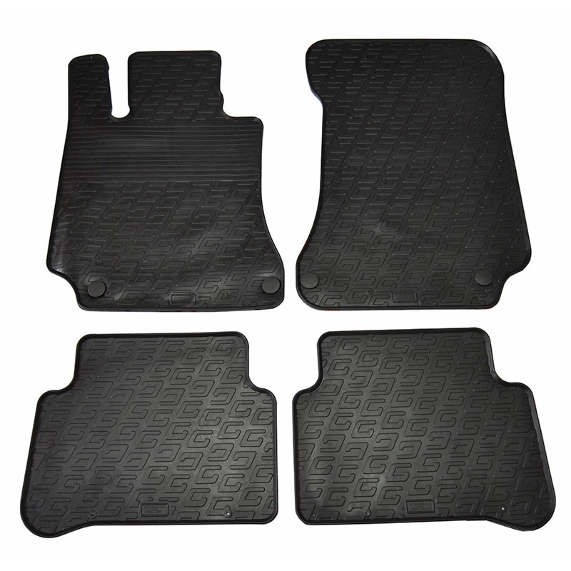 Set covorase Gledring Slovenia, Mercedes E-Class (W212) 2014-02.2016, negru, 4 buc
