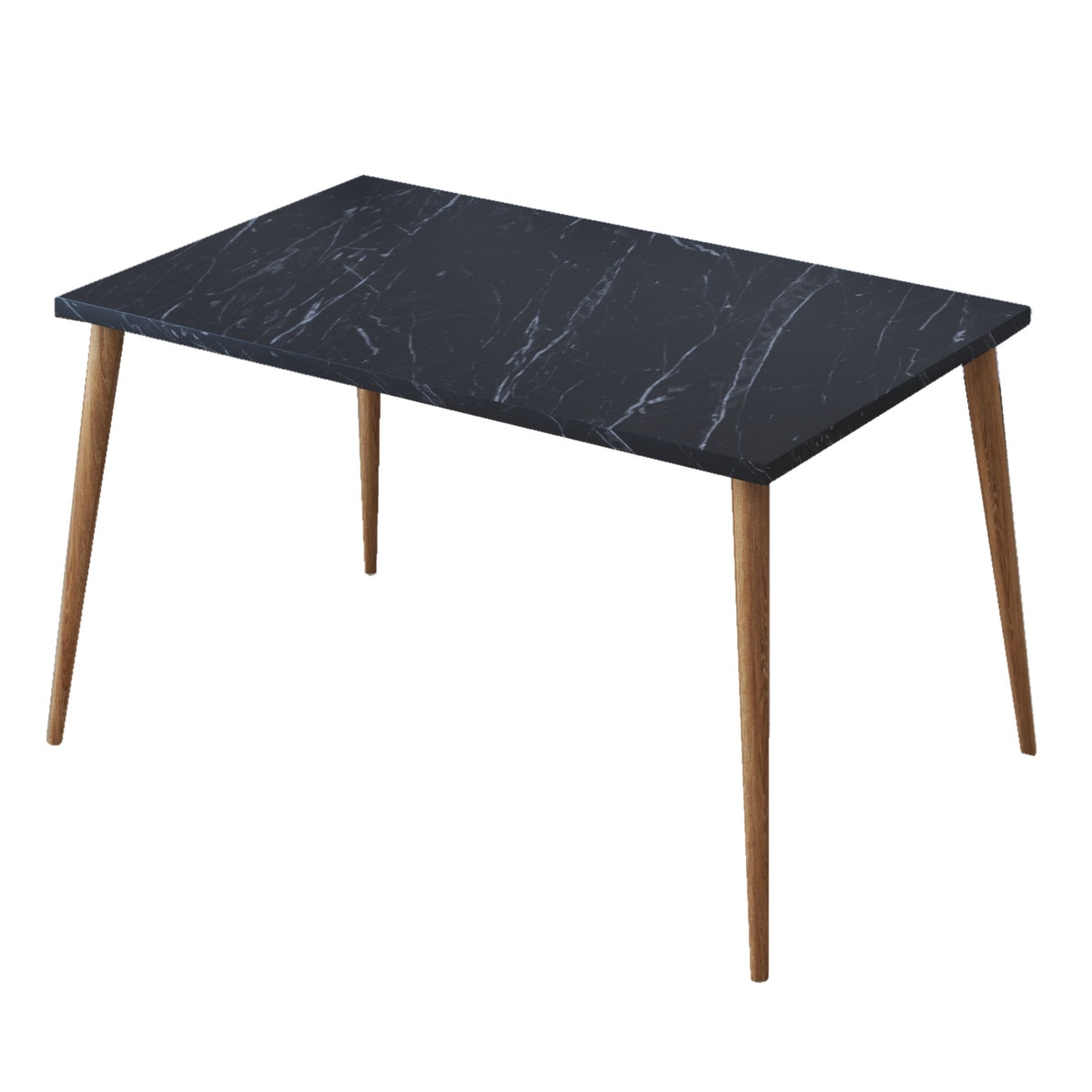 Masa de cafea Paco Homs 72 x 45 x 42 cm, Negru marmorat