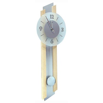 Ceas de perete AMS 7207/18, Quartz, Gri, Analogic, Modern Ceas de perete AMS 7207/18, Quartz, Gri, Analogic, Modern