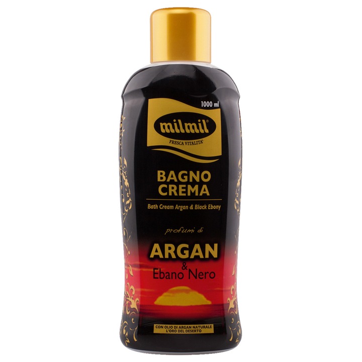 Gel de baie crema Mil Mil Argan, 1000 ml