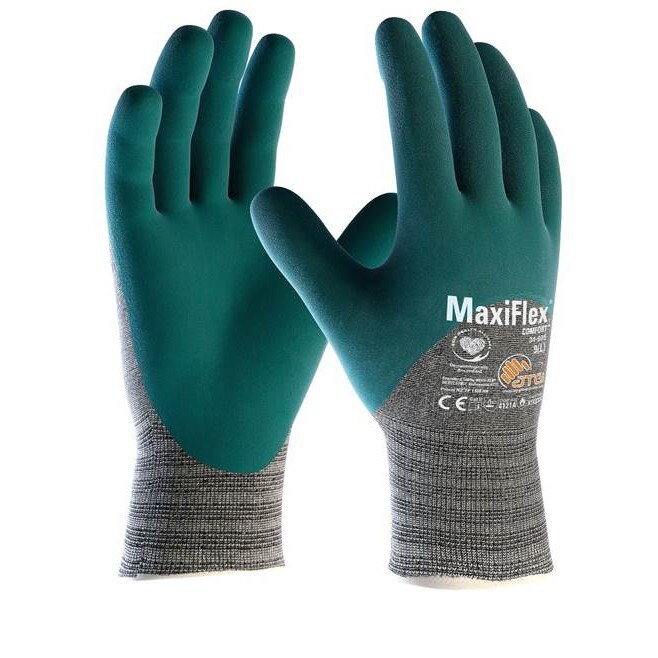 Manusi, ATG, MaxiFlex, Marimea 10, Verde