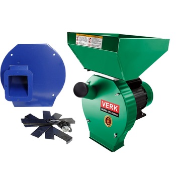 Moara pentru furaje, resturi vegetale, cereale si stiuleti Verk, 3.5 kW, 350 kg/h, AKT Moara pentru furaje, resturi vegetale, cereale si stiuleti Verk, 3.5 kW, 350 kg/h, AKT