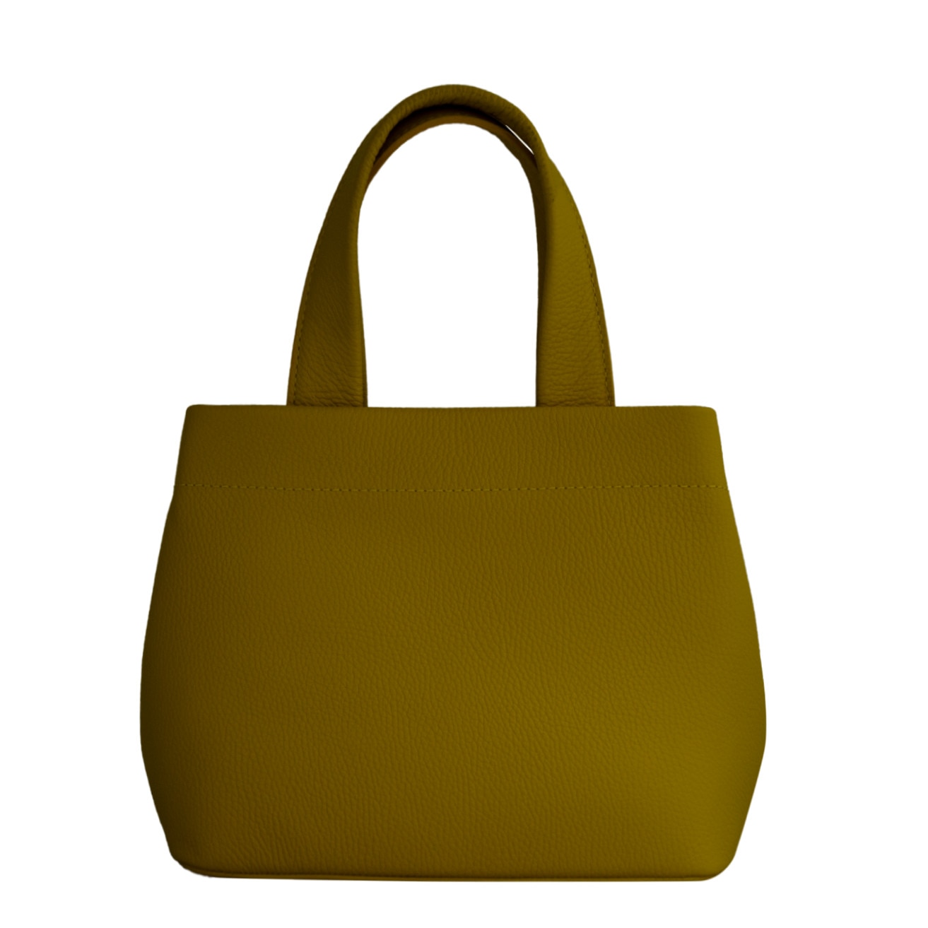 Geanta de dama din piele naturala Eva Bags, Oana galben