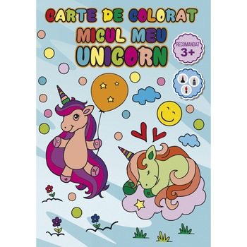 Carte de colorat Micul meu Unicorn, A4 24 pagini Carte de colorat Micul meu Unicorn, A4 24 pagini
