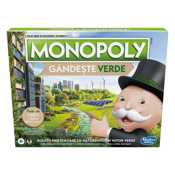 Monopoly Játék, Gondolkodj zölden, Román nyelvű