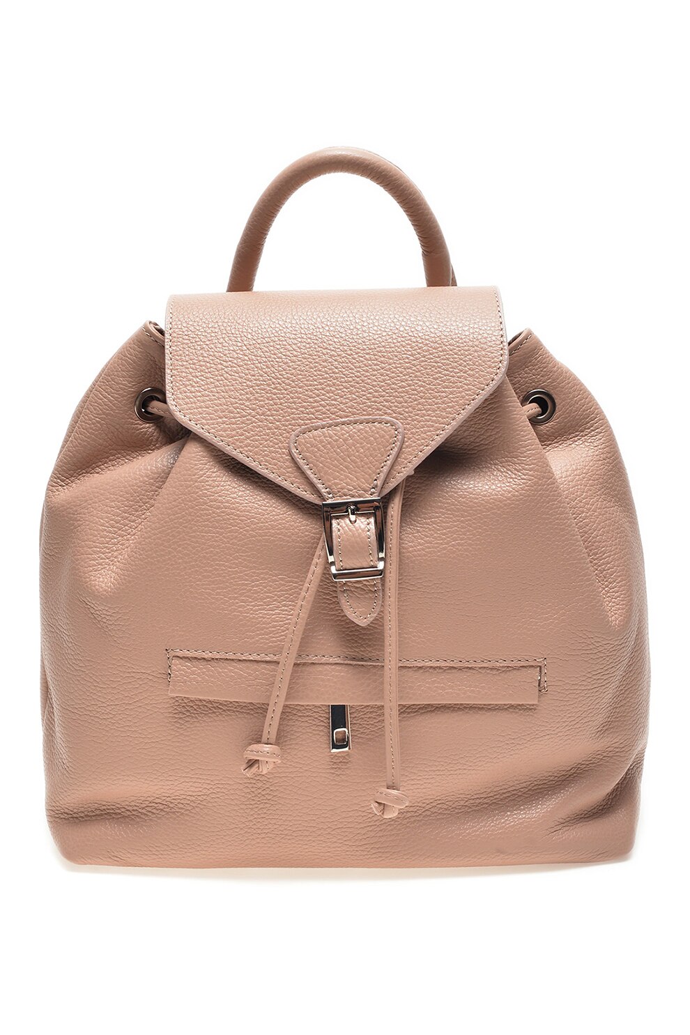 Isabella Rhea, Rucsac din piele cu aspect texturat, Roz prafuit