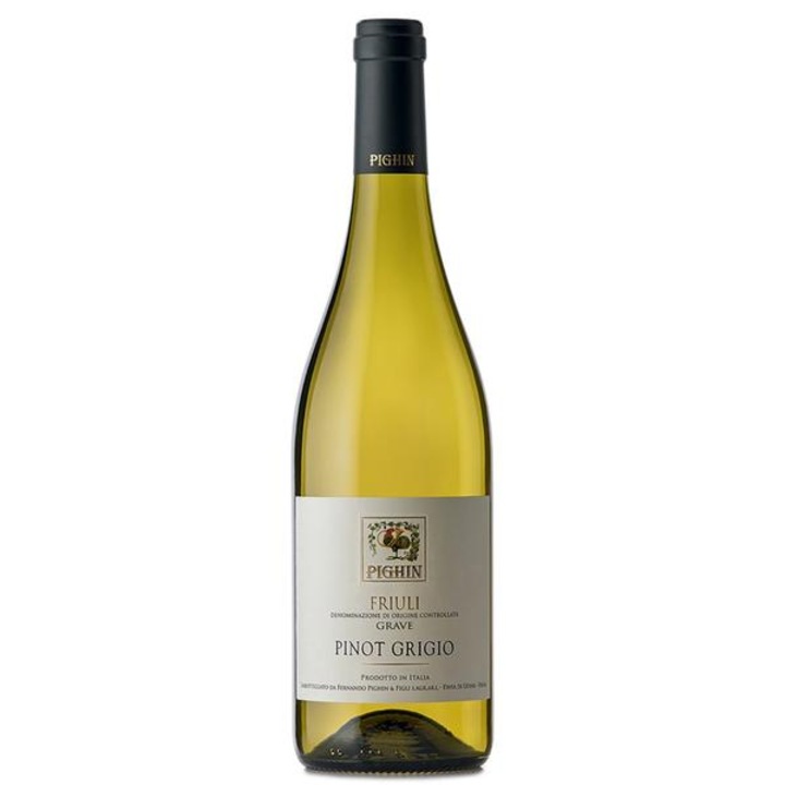Vin alb Pinot Grigio Friuli Grave, Pighin, sec, alcool 13%, 2019, 0.75 l
