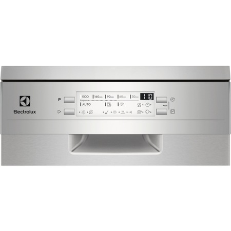 Masina de spalat vase Slim Electrolux, 10 seturi, 8 programe, Clasa D, Motor Inverter, Maxi Flex, Air Dry, 45 cm, Inox