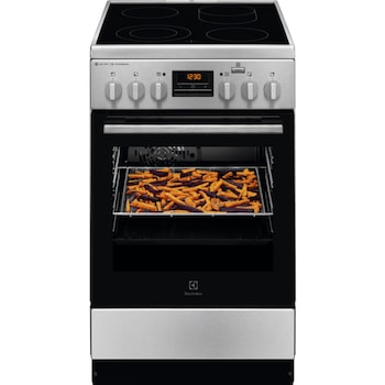Aragaz Electrolux LKR560000X, Vitroceramica, 4 zone de gatit, Cuptor electric multifunctional, SteamBake, AirFry, Autocuratare catalitica, Grill electric, Clasa A, 50 cm, Inox Aragaz Electrolux LKR560000X, Vitroceramica, 4 zone de gatit, Cuptor electric multifunctional, SteamBake, AirFry, Autocuratare catalitica, Grill electric, Clasa A, 50 cm, Inox
